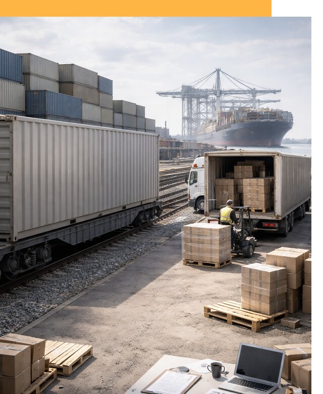 Мультимодальные перевозки грузов по миру от 45558 руб