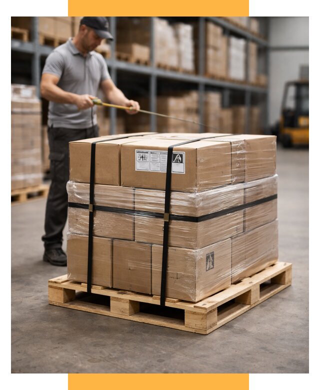 Упаковка и паллетирование грузов от 3543 р. | СетСервис-Лкв