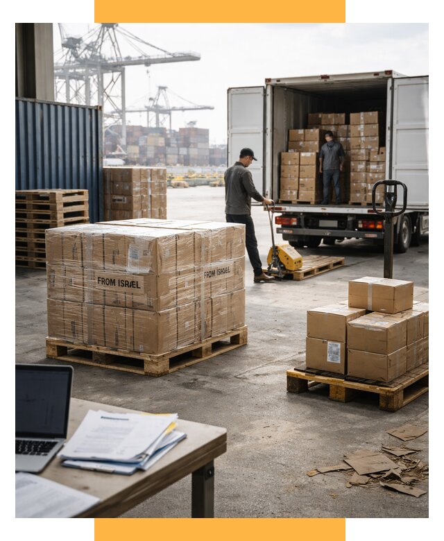 Доставка грузов из Израиля от 15186 р., логистика от СетСервис-Лкв