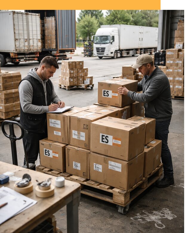 Доставка грузов в Испанию автотранспортом от 35434 руб