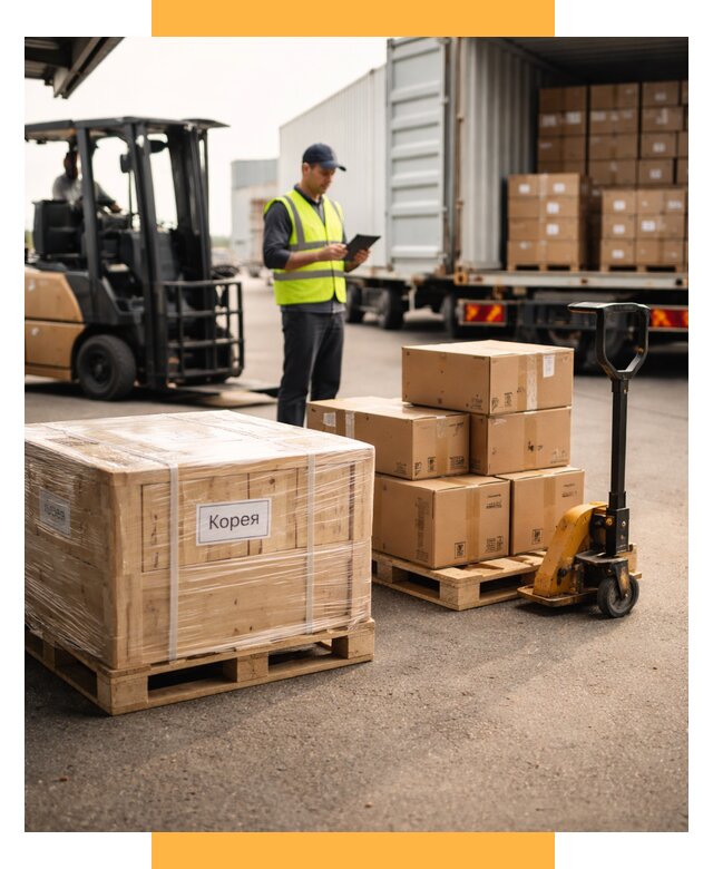Доставка грузов в Корею из России от 35434 р. | СетСервис-Лкв