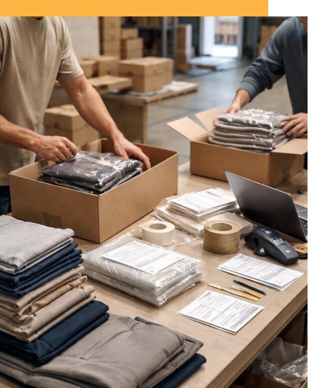 Перевозка одежды по миру от 7593 руб. с таможенным оформлением