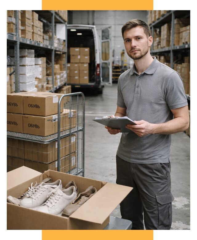 Доставка обуви из Китая и Турции от 4556 р. СетСервис-Лкв