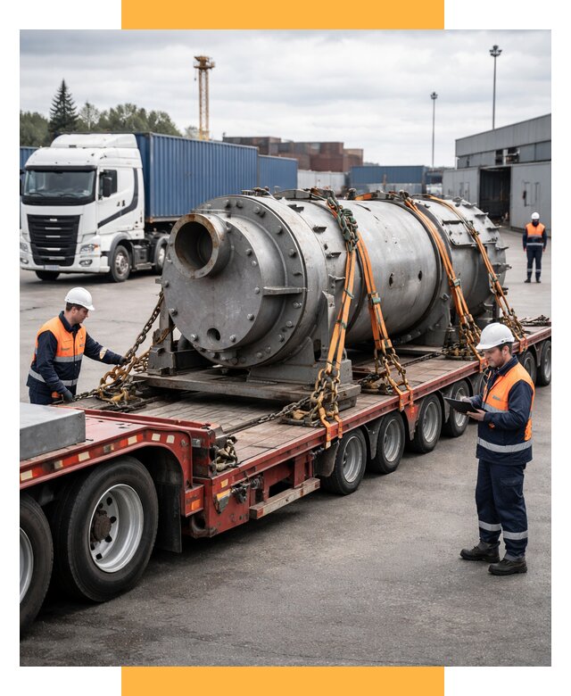 Перевозка тяжеловесных грузов под ключ от 151860 р. | СетСервис-Лкв