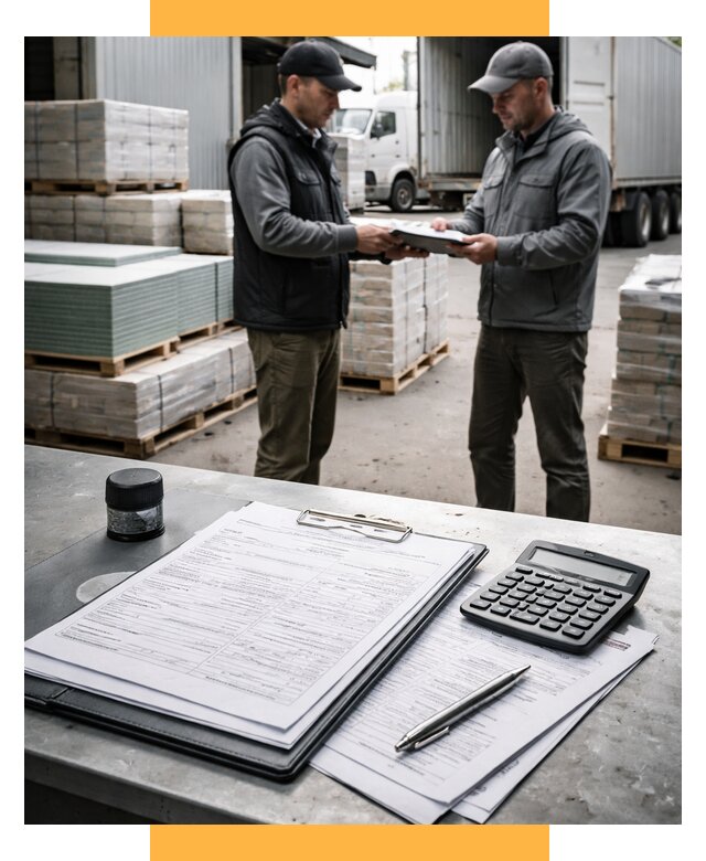 Таможенное оформление стройматериалов от 8605 р. | СетСервис-Лкв