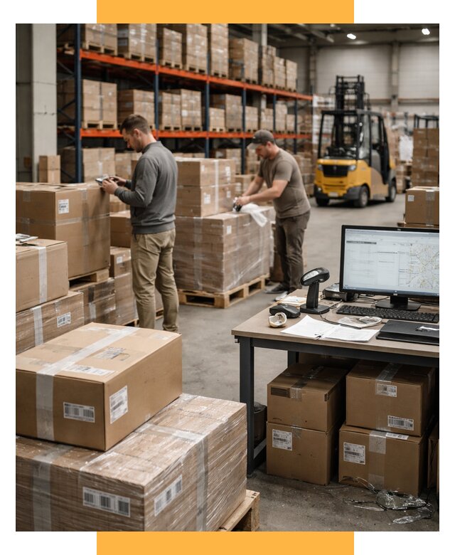 Склад консолидации в Европе от 6581 р., услуги СетСервис-Лкв